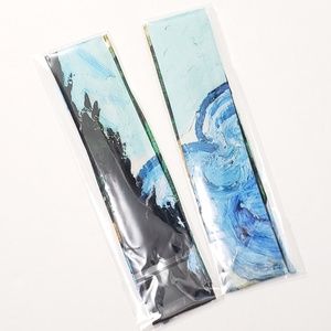 ⤵⤵2pcs Exquisite Wheat Field Design Cotton Scarves